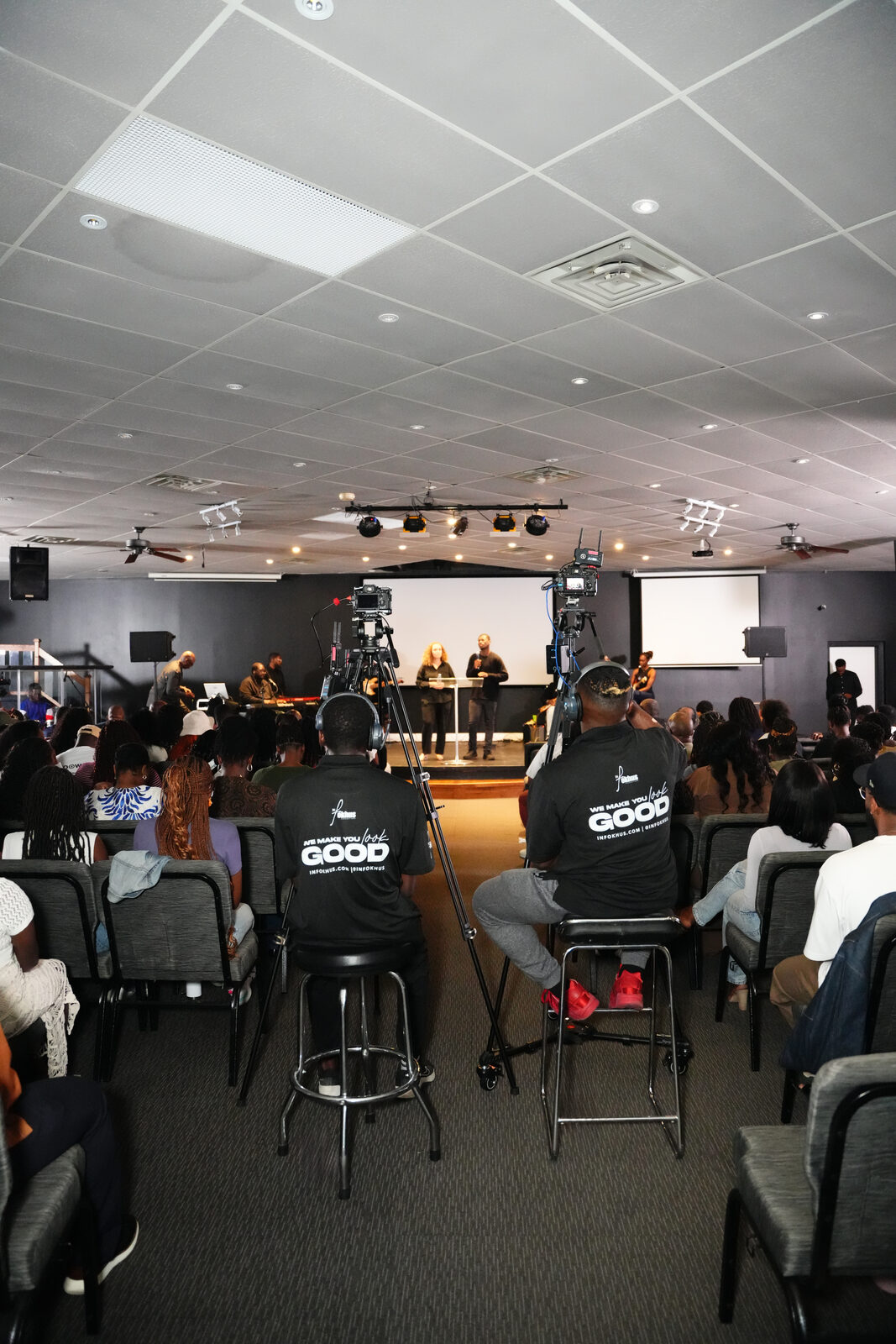inFokhus Productions team covering a live launch event